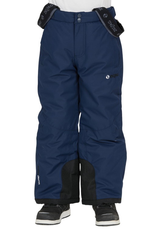 Zigzag Winter-Skihose Provo W-PRO 10.000 (wasserdicht, atmungsaktiv, Schneefang) navydunkelblau Kinder